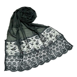 Limited Stock - Fashionable Designer stole | Dark Grey